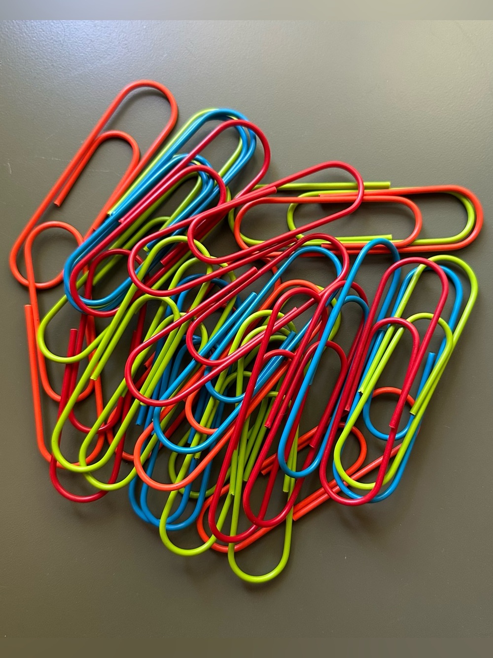 Brand new • extra large paper clips and standard sized paper clips